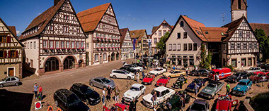 Luftbild von Oldtimer Rally BLACK FOREST CLASSIC 